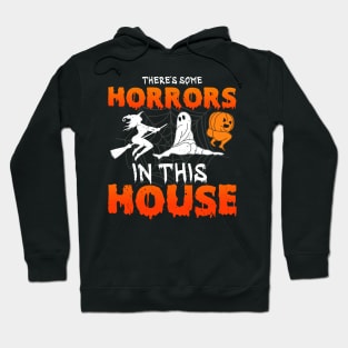 There's Some Horrors In This House Ghost Pumpkin Halloween Hoodie